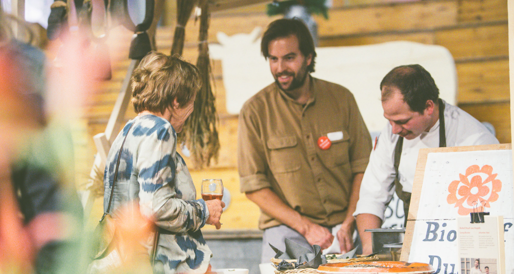 Biohof Dusch am graubünden Markentag 2019 (© Marke graubünden, mattiasnutt.ch) Biohof Dusch am graubünden Markentag 2019