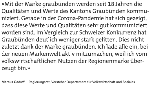 Quote Regierungsrat Marcus Caduff Quote Regierungsrat Marcus Caduff