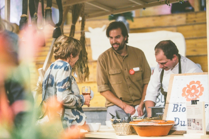 Biohof Dusch am graubünden Markentag 2019 (© Marke graubünden, mattiasnutt.ch) Biohof Dusch am graubünden Markentag 2019