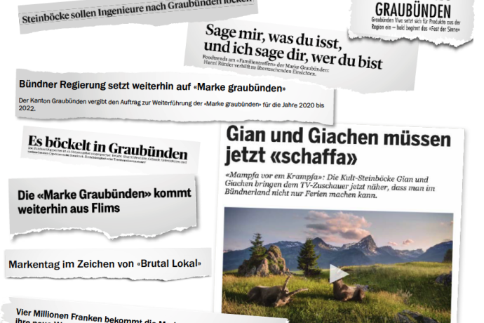 Medien (© Marke graubünden) Medien