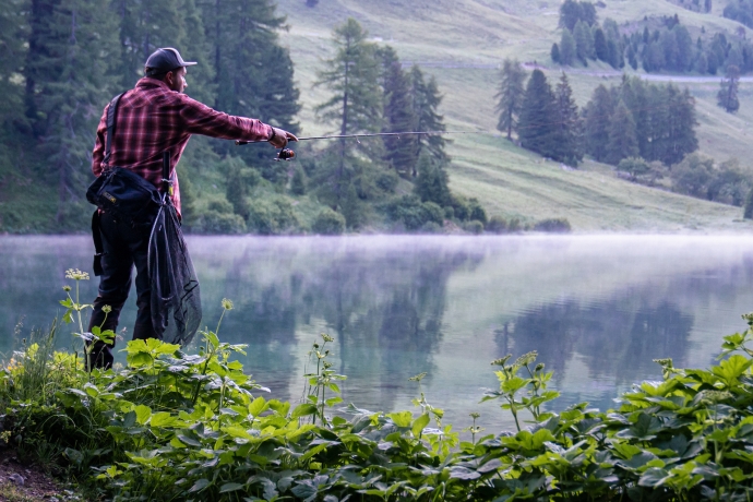 Angler in Graubünden